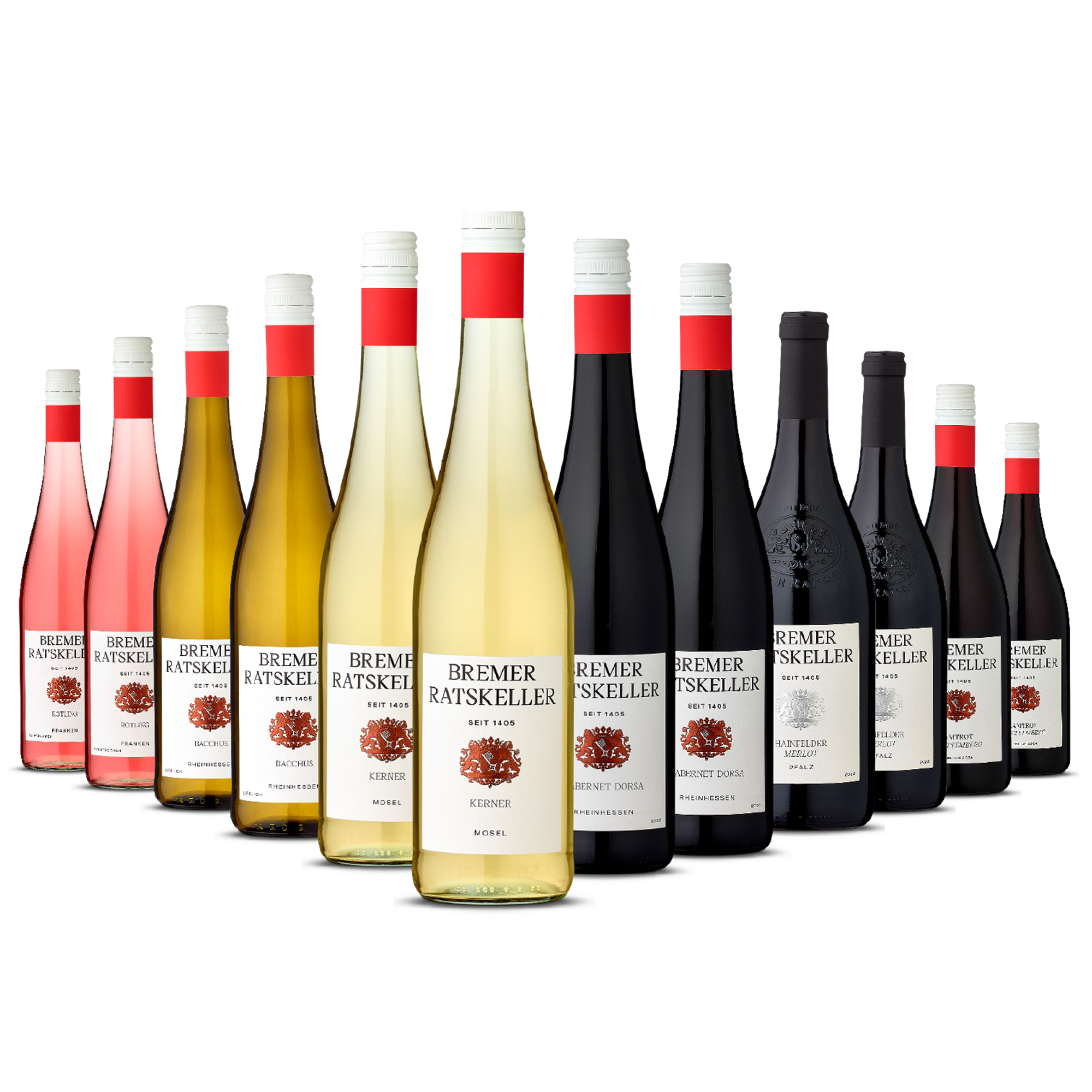 Weinpaket Herbst halbtrocken mit 6 x 2 Flaschen