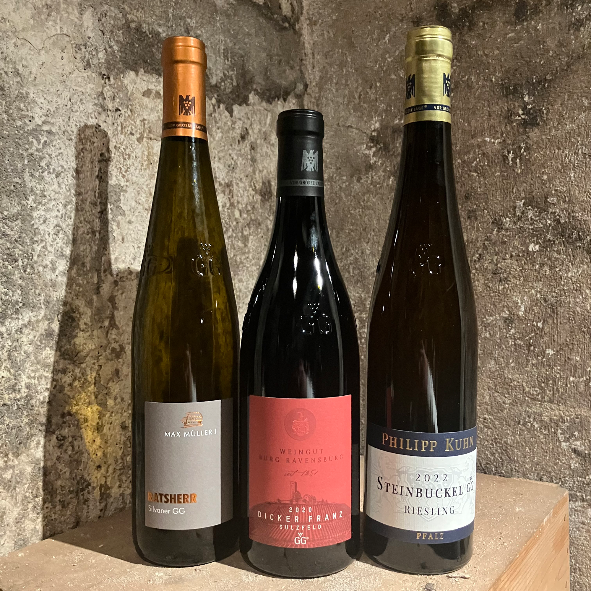 Weinpaket  Große Gewächse mit 3 Flaschen