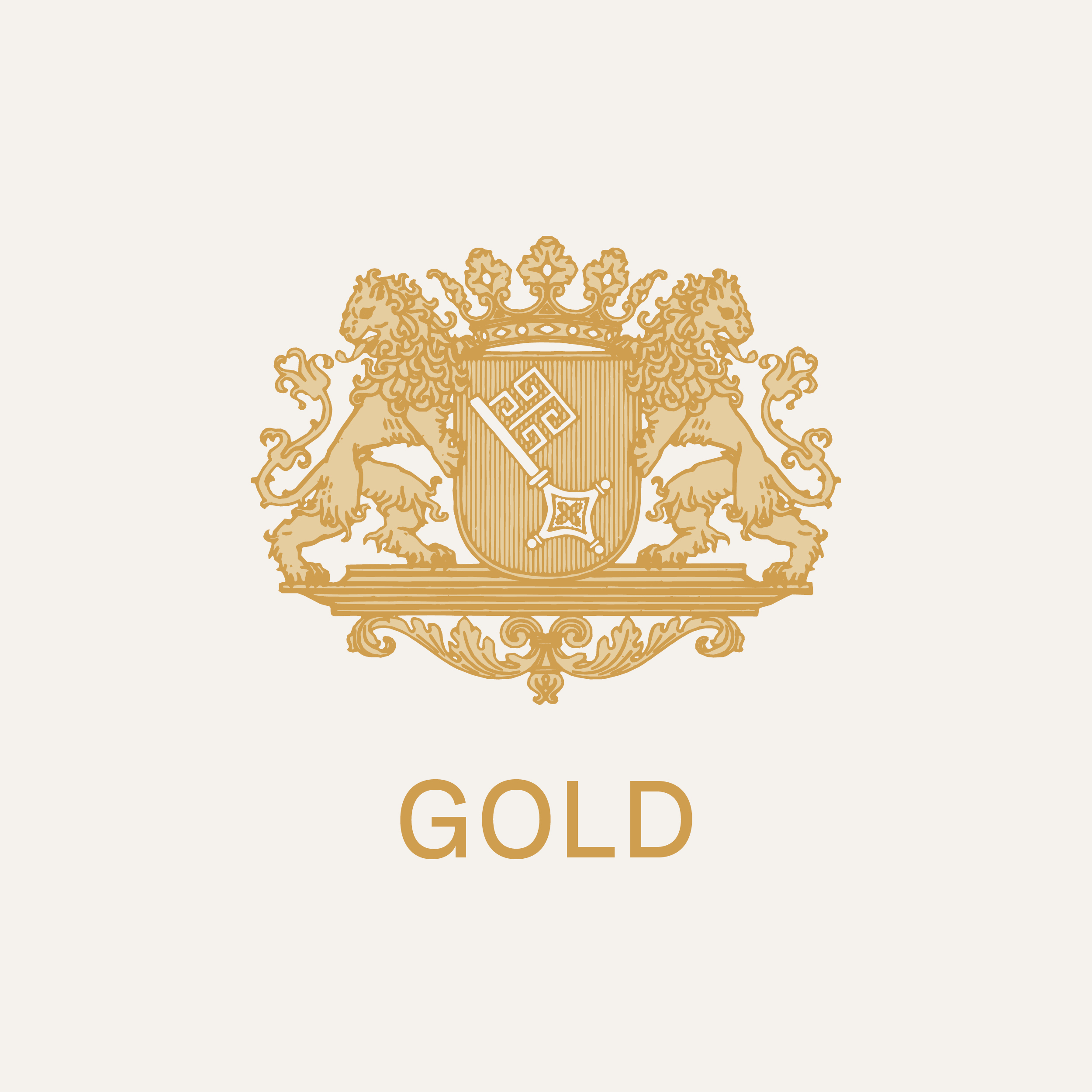 Staatswappen Gold