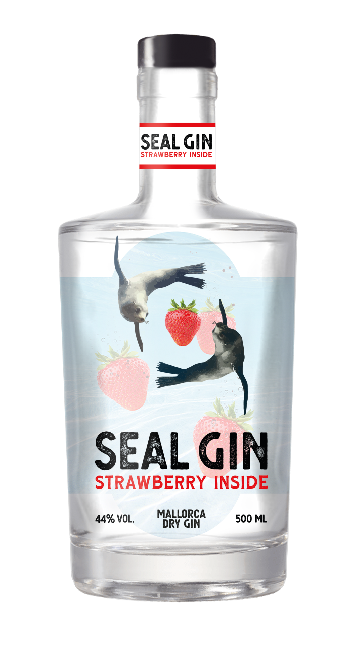 Seal Gin Strawberry inside Seal Gin Strawberry inside