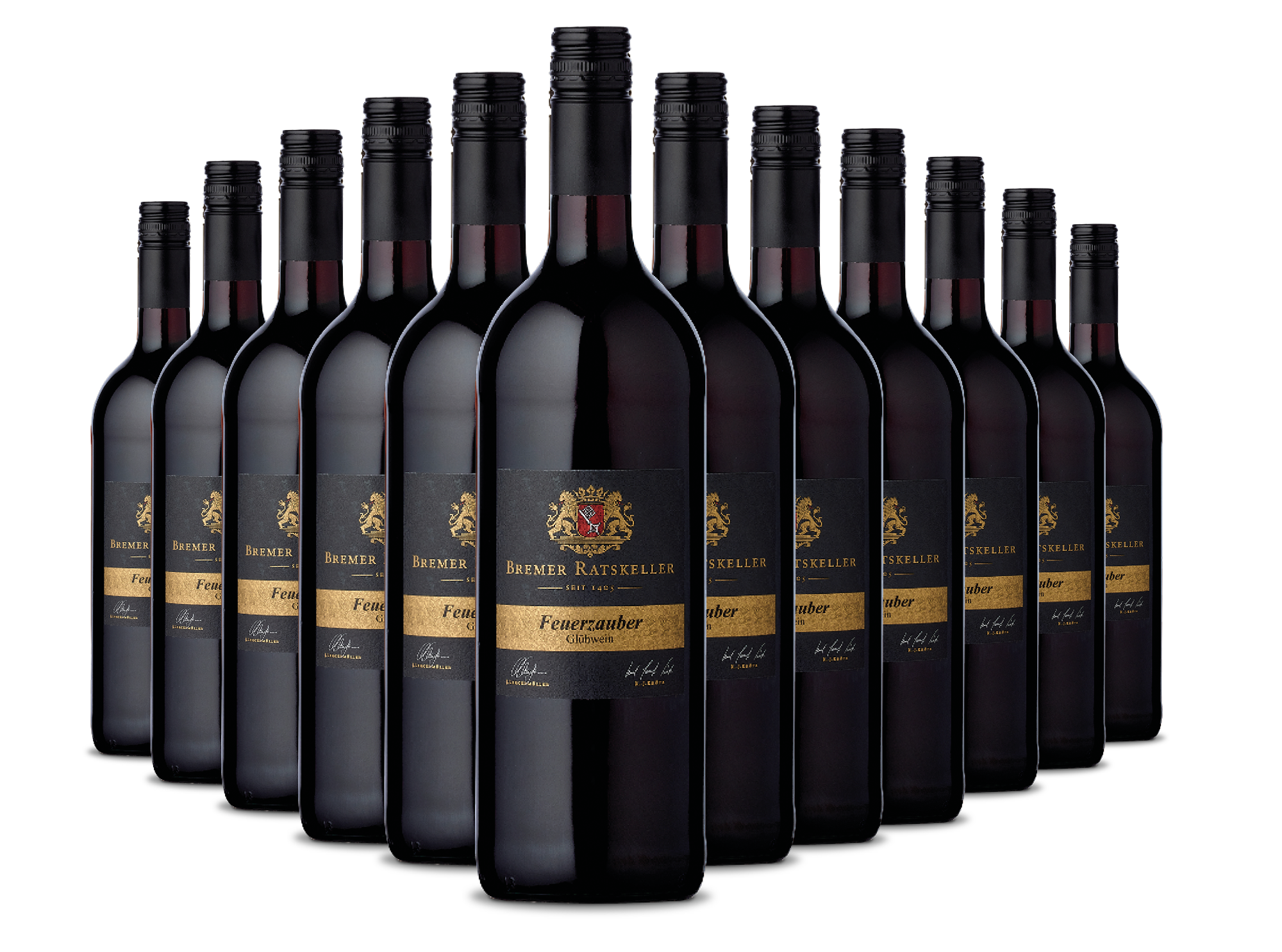 Vorratspaket Feuerzauber Glühwein rot 12 Flaschen Vorratspaket Feuerzauber Glühwein rot 12 Flaschen