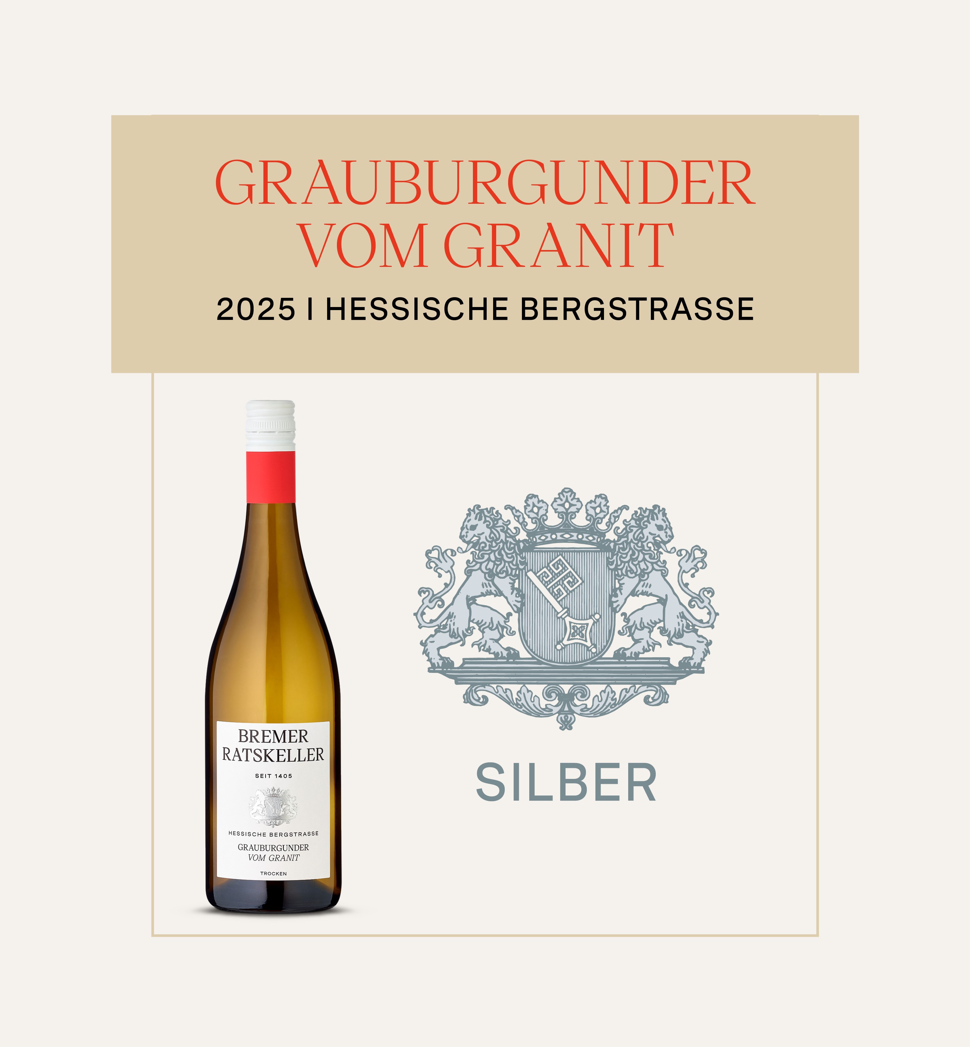 Grauburgunder Silber Wappen