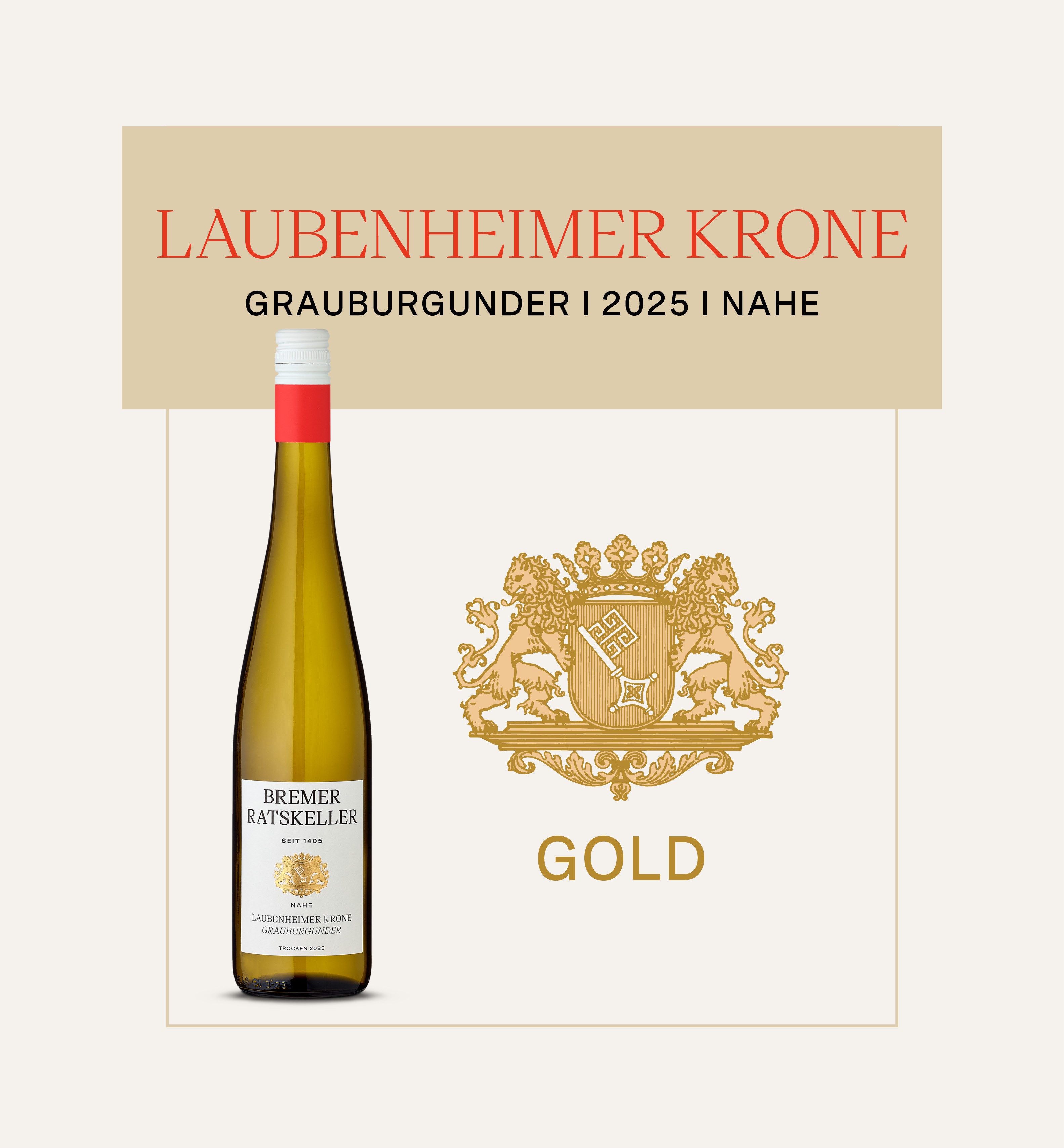 Grauburgunder Gold Wappen