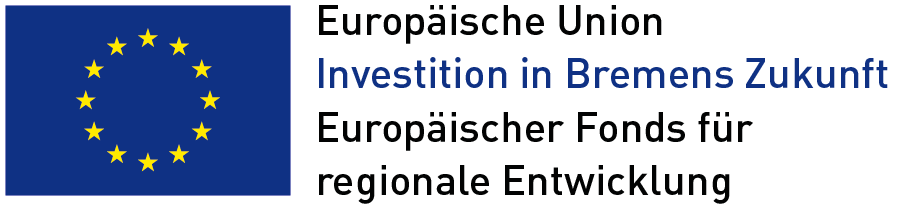 Logo der Europäischen Union Investition in Bremens Zukunft Europäischer Fonds für regionale Entwicklung