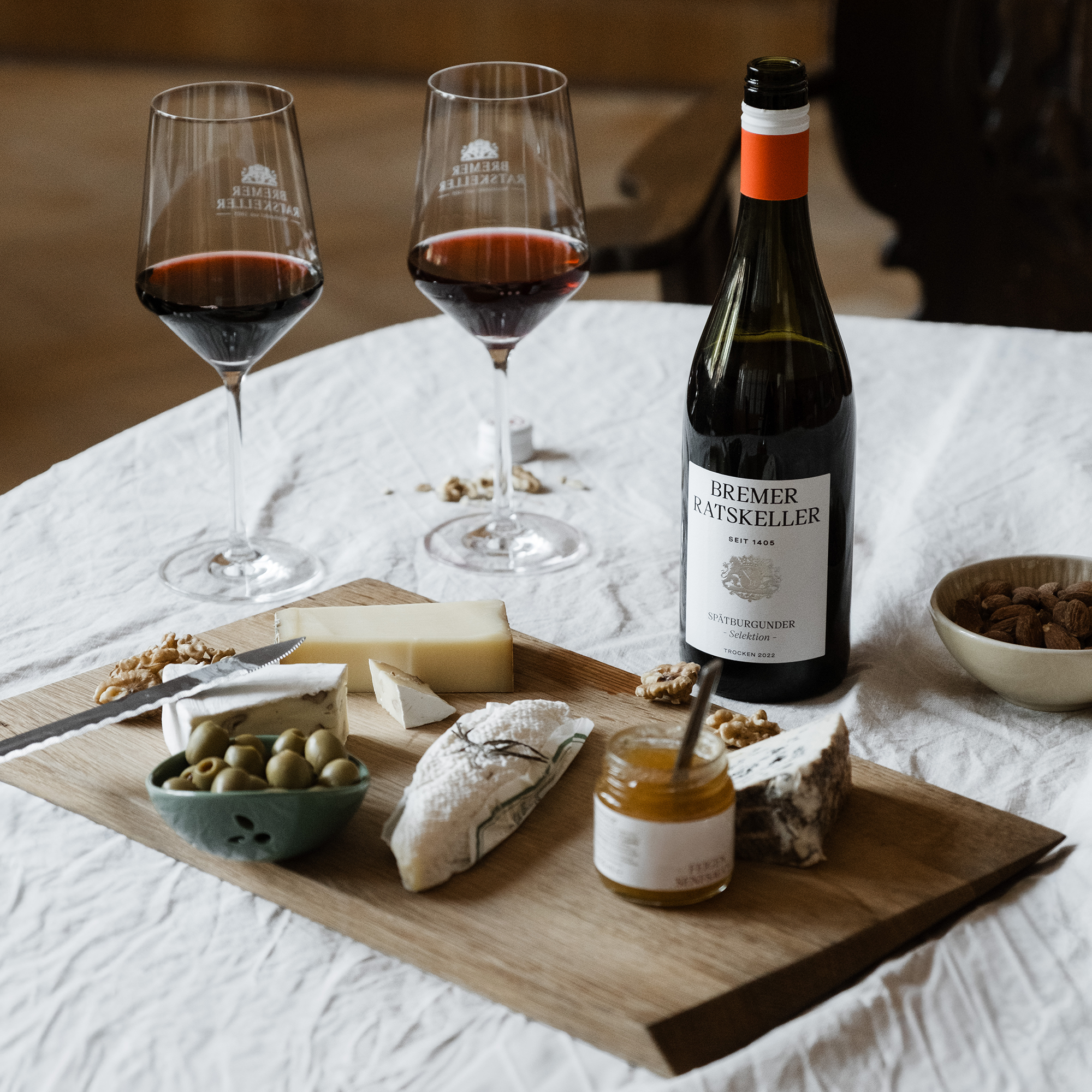 Käse & Wein bei Manufactum