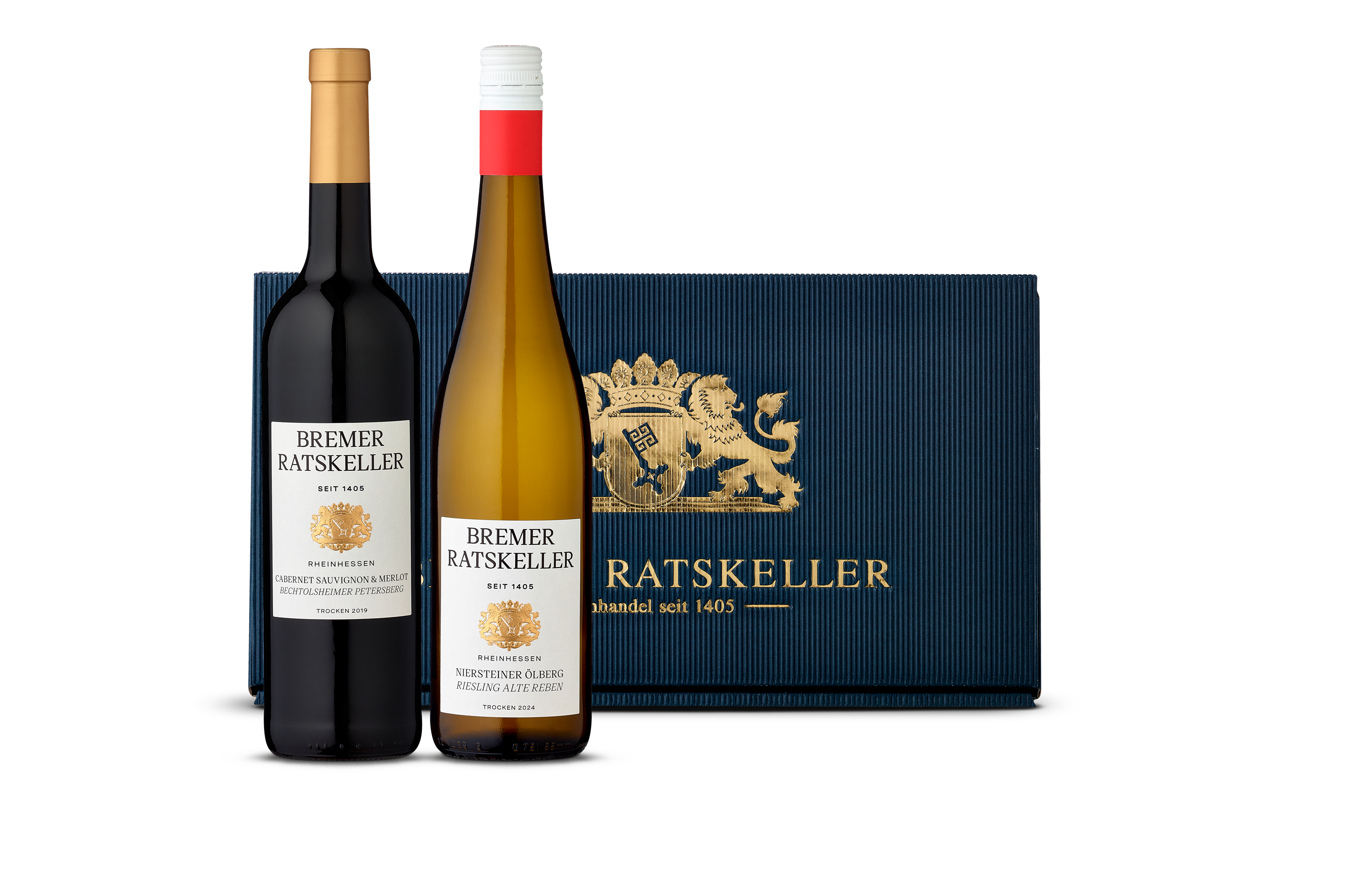 Präsent Lagenwein im 2er Schmuckkarton